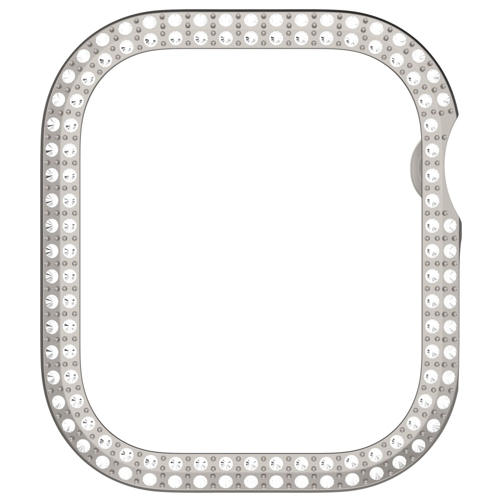  Apple Watch 10 46 mm Skal Rhinestone Grå - Teknikhallen.se