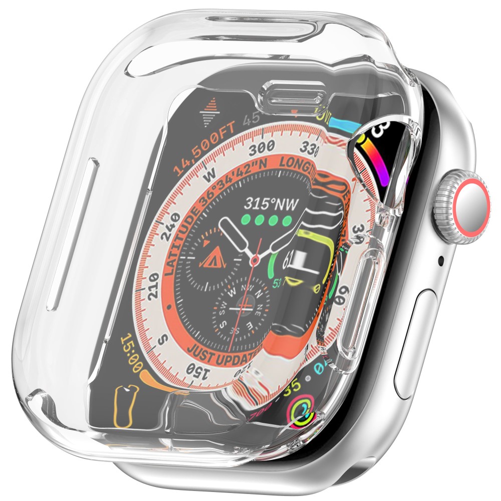  Apple Watch 10 42 mm Skal Heltäckande TPU Transparent - Teknikhallen.se