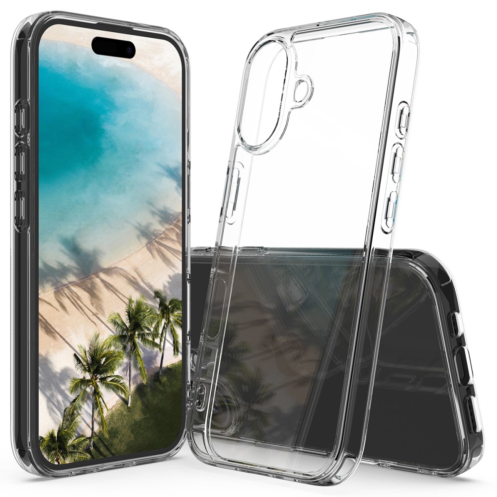  iPhone 16 Plus Skal Akryl/TPU Transparent - Teknikhallen.se