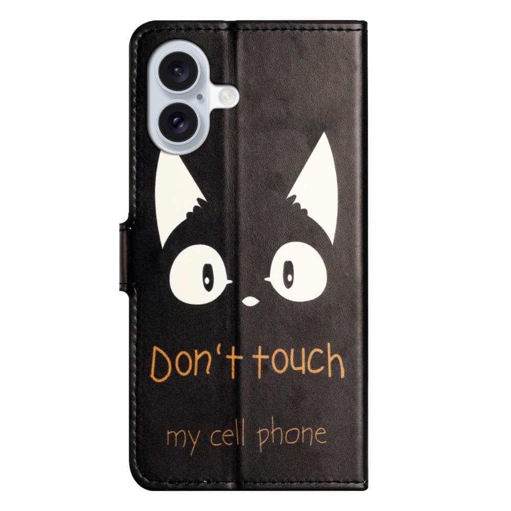  iPhone 16 Plus Fodral Med Tryck Dont Touch Katt - Teknikhallen.se