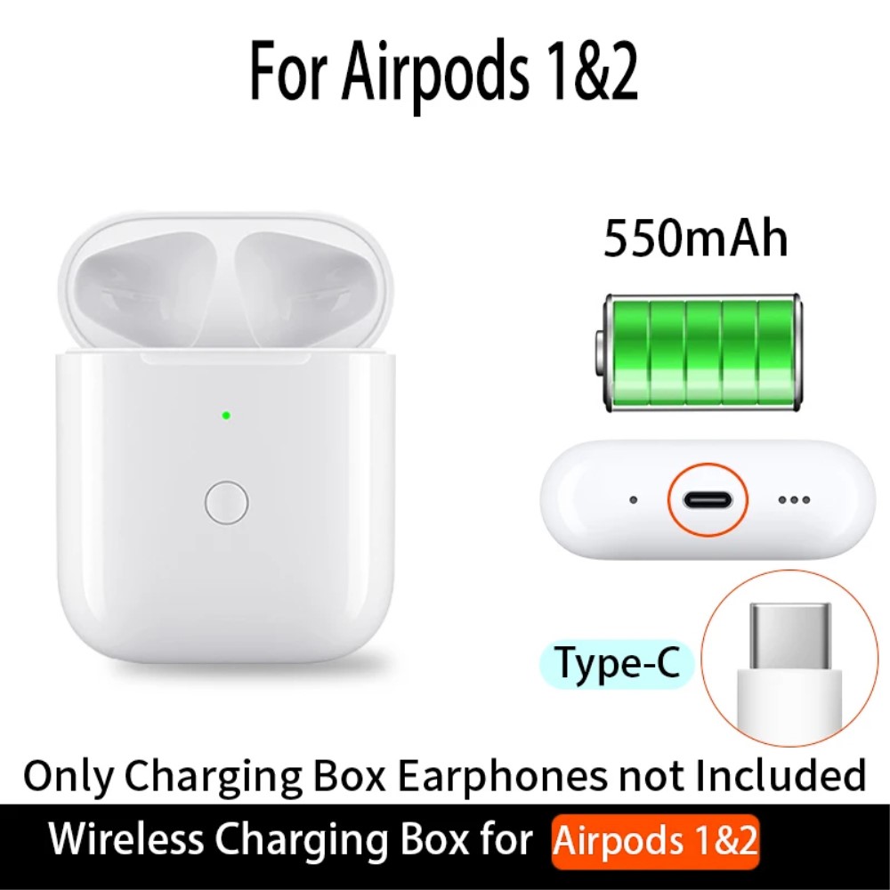  AirPods Trådlöst Laddningsfodral / USB-C - Teknikhallen.se