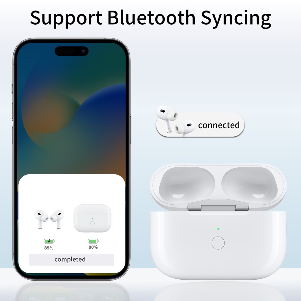  AirPods Pro 2 / AirPods Pro Laddningsfodral Lightning - Teknikhallen.se