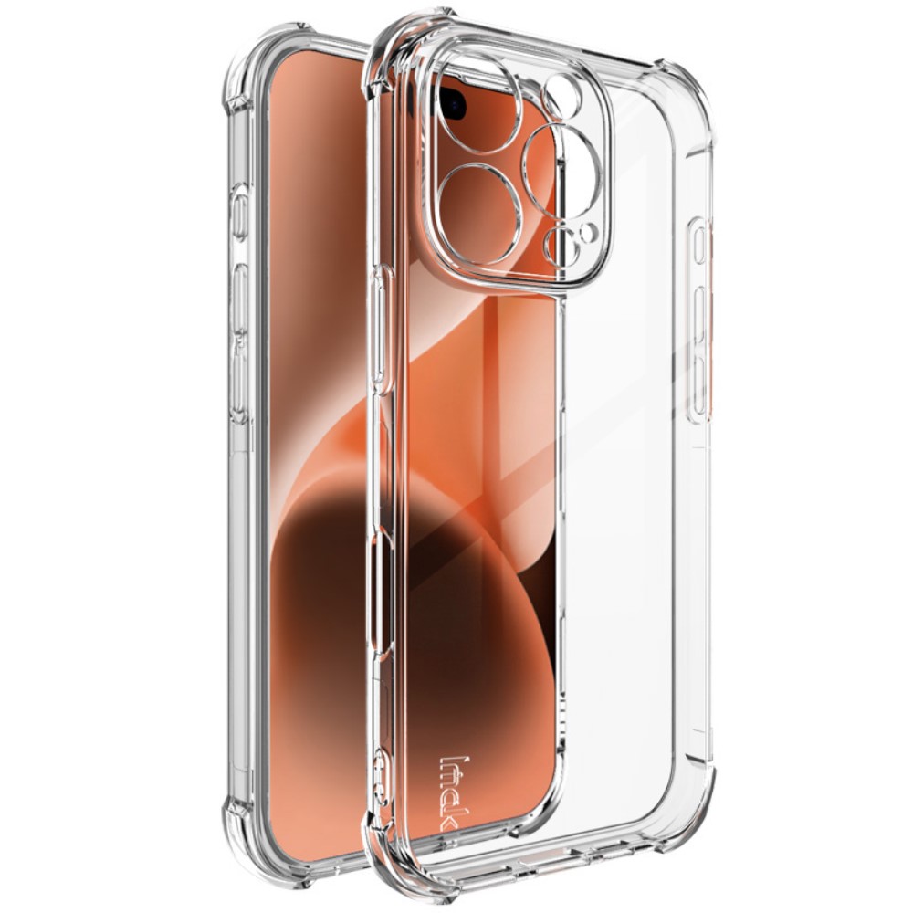 IMAK IMAK iPhone 16 Pro Skal Shockproof TPU Transparent - Teknikhallen.se