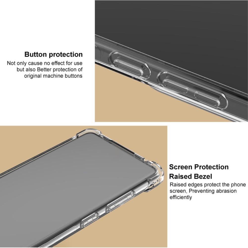 IMAK IMAK iPhone 16 Pro Skal Shockproof TPU Transparent - Teknikhallen.se