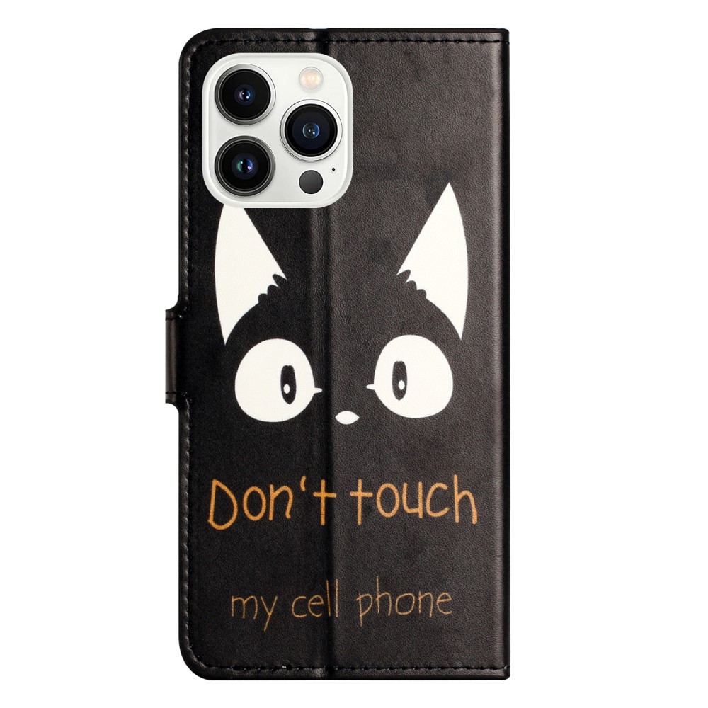  iPhone 16 Pro Max Fodral Med Tryck Dont Touch Katt - Teknikhallen.se