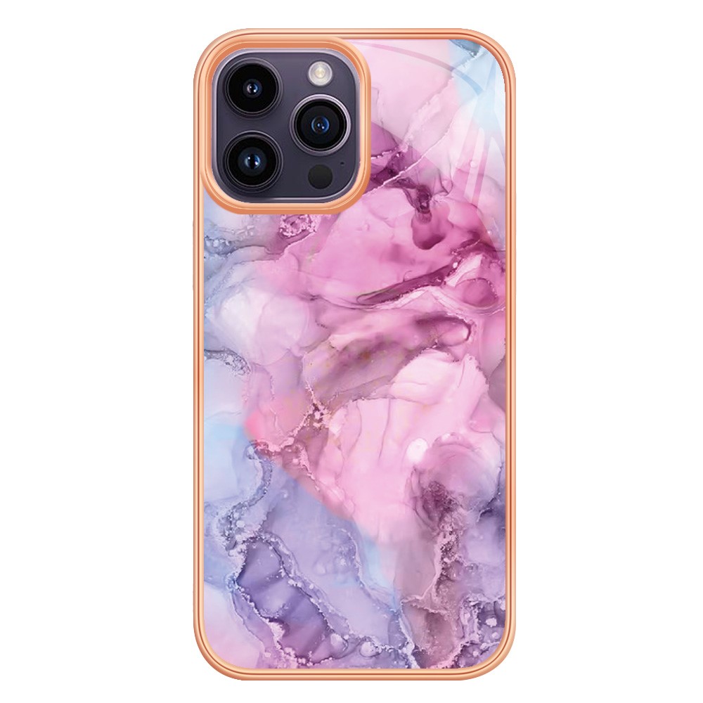  iPhone 16 Pro Skal TPU Marmor Rosa - Teknikhallen.se