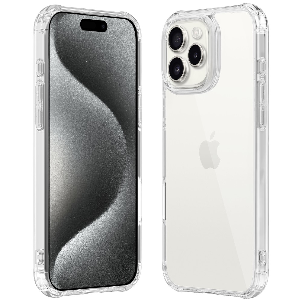 LEEU DESIGN LEEU DESIGN iPhone 16 Pro Skal Airbag Hybrid Transparent - Teknikhallen.se