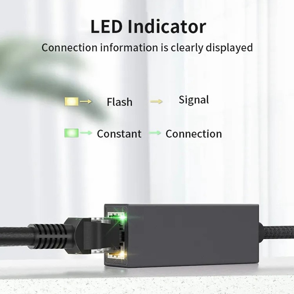 MINDPURE MINDPURE USB-A 3.0 - RJ45 Nätverksadapter Svart - Teknikhallen.se