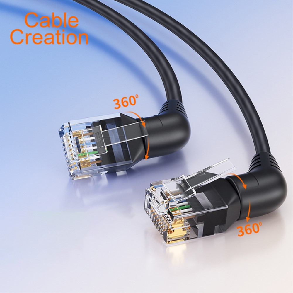 CableCreation CableCreation 2 m Cat6a RJ45 Nätverkskabel Svart - Teknikhallen.se