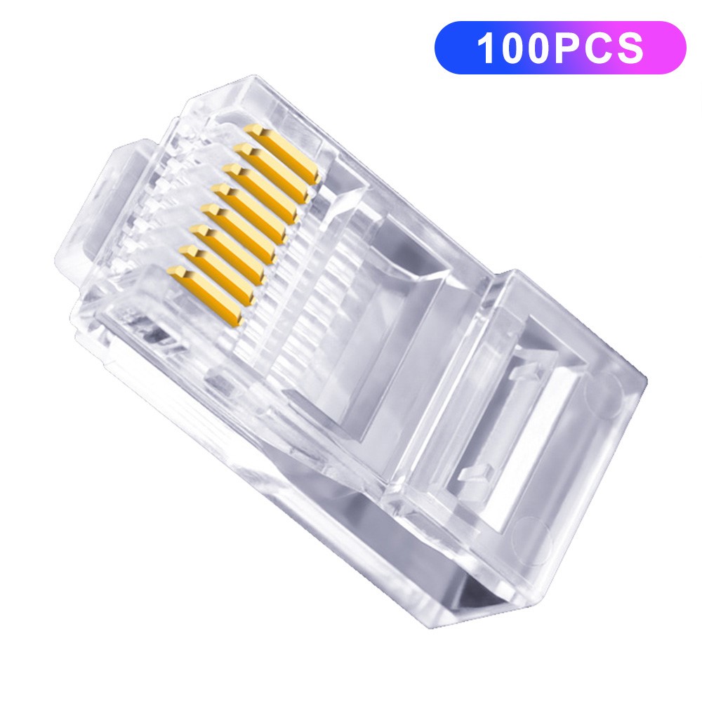  100-PACK Cat5 RJ45 Kontaktdon - Teknikhallen.se