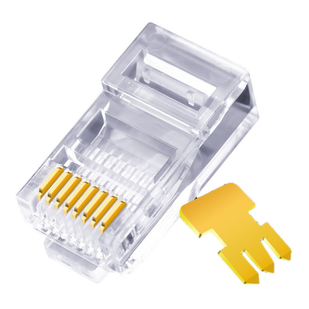  100-PACK Cat5 RJ45 Kontaktdon - Teknikhallen.se