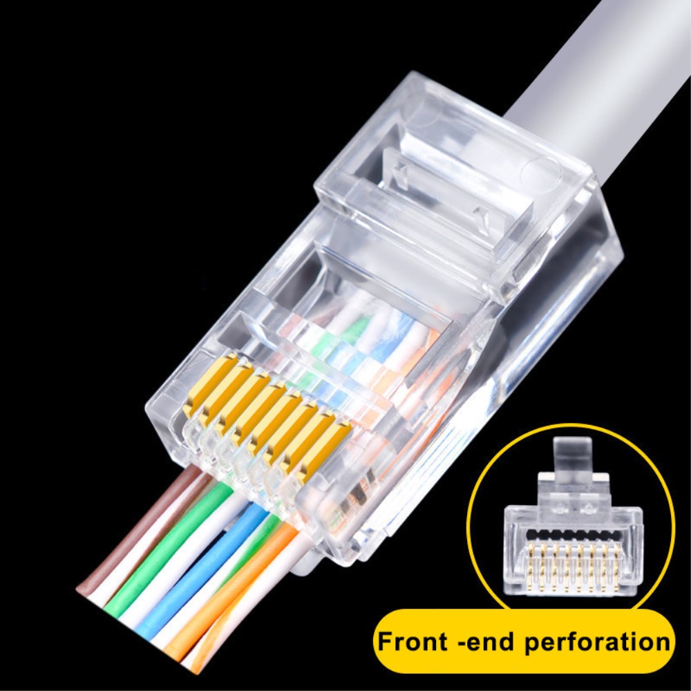  100-PACK Cat5 RJ45 Kontaktdon - Teknikhallen.se