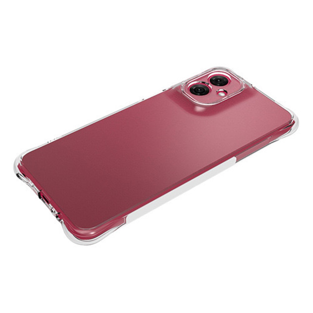  Motorola Moto G55 5G Skal TPU Shockproof Transparent - Teknikhallen.se