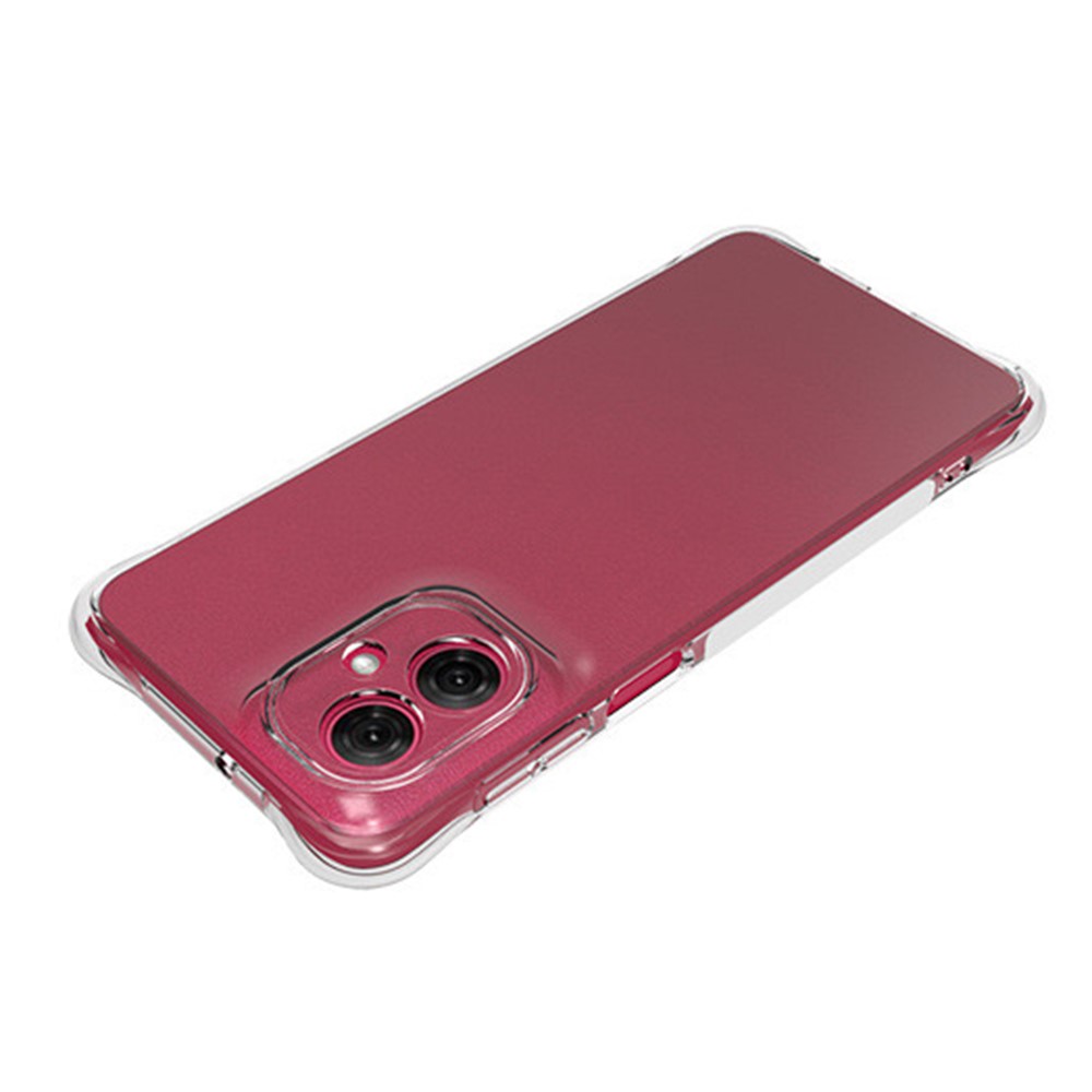  Motorola Moto G55 5G Skal TPU Shockproof Transparent - Teknikhallen.se