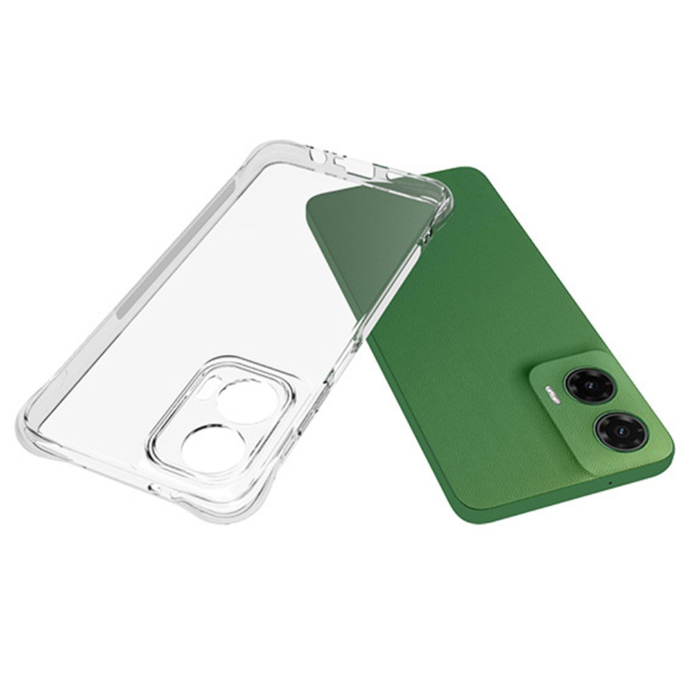  Motorola Moto G35 5G Skal TPU Shockproof Transparent - Teknikhallen.se