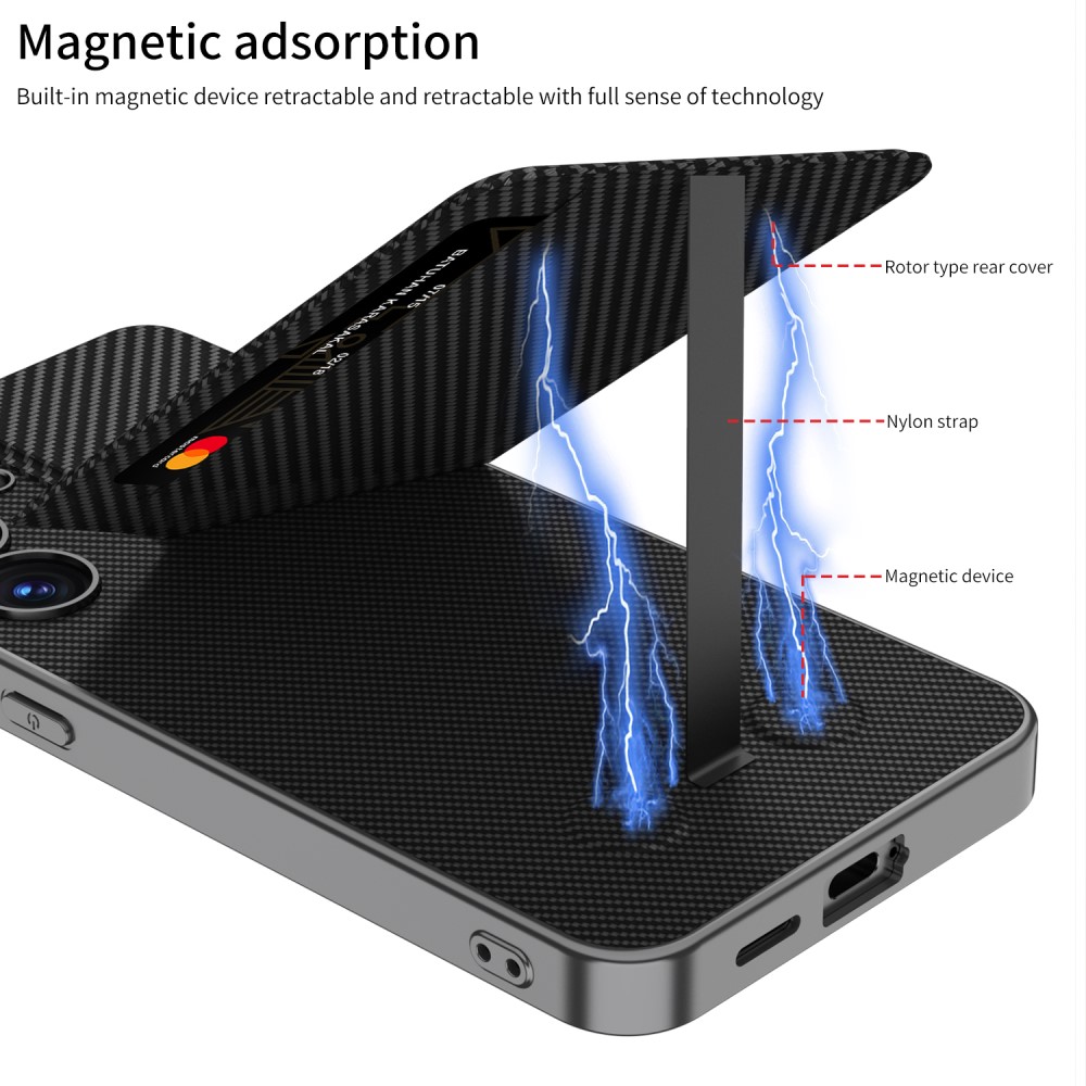 GKK GKK Samsung Galaxy S25 Skal Kickstand Med Korthållare Blå - Teknikhallen.se