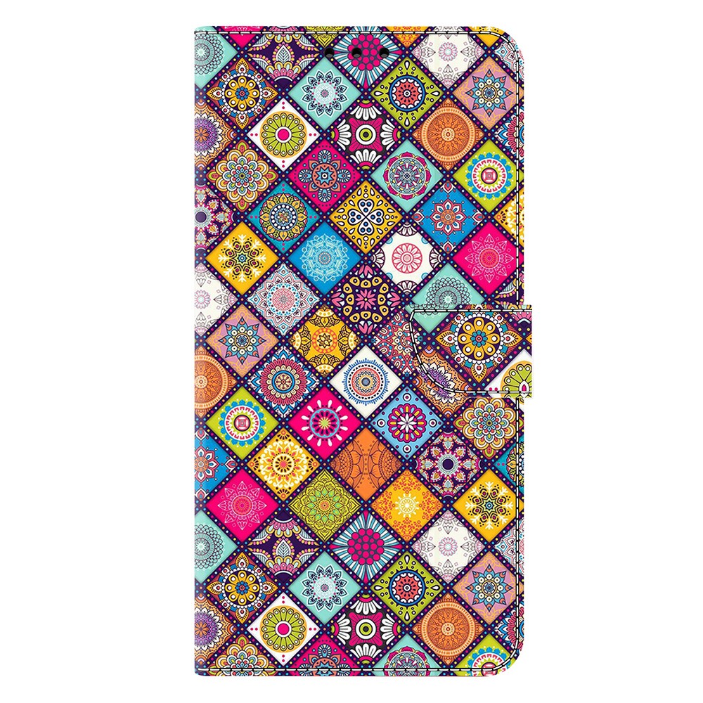  Samsung Galaxy S25 Fodral Tryckta Mandala Blommor - Teknikhallen.se