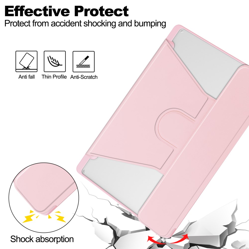  Samsung Galaxy Tab S10 Ultra Fodral 360° Rotation Rosa - Teknikhallen.se