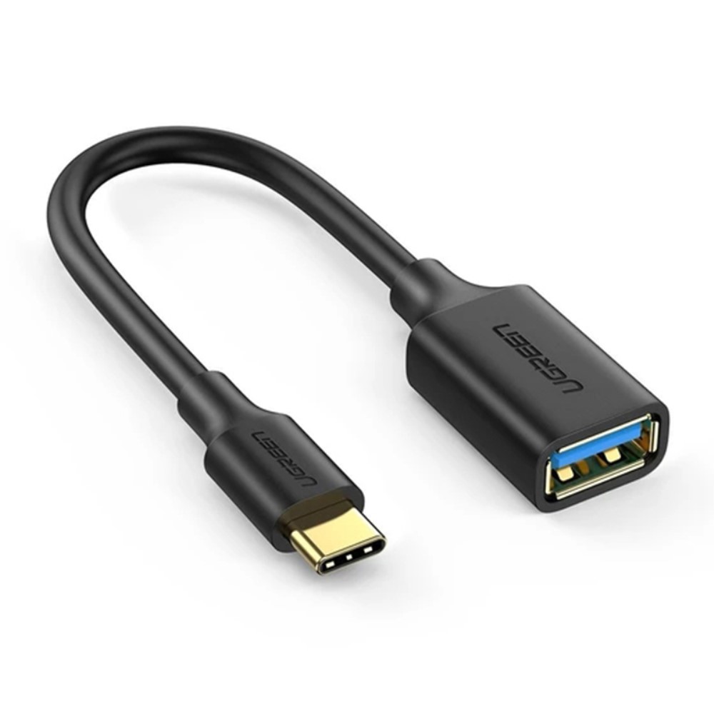 UGREEN UGREEN USB-C Hane - USB-A 3.0 Hona Adapter Svart - Teknikhallen.se