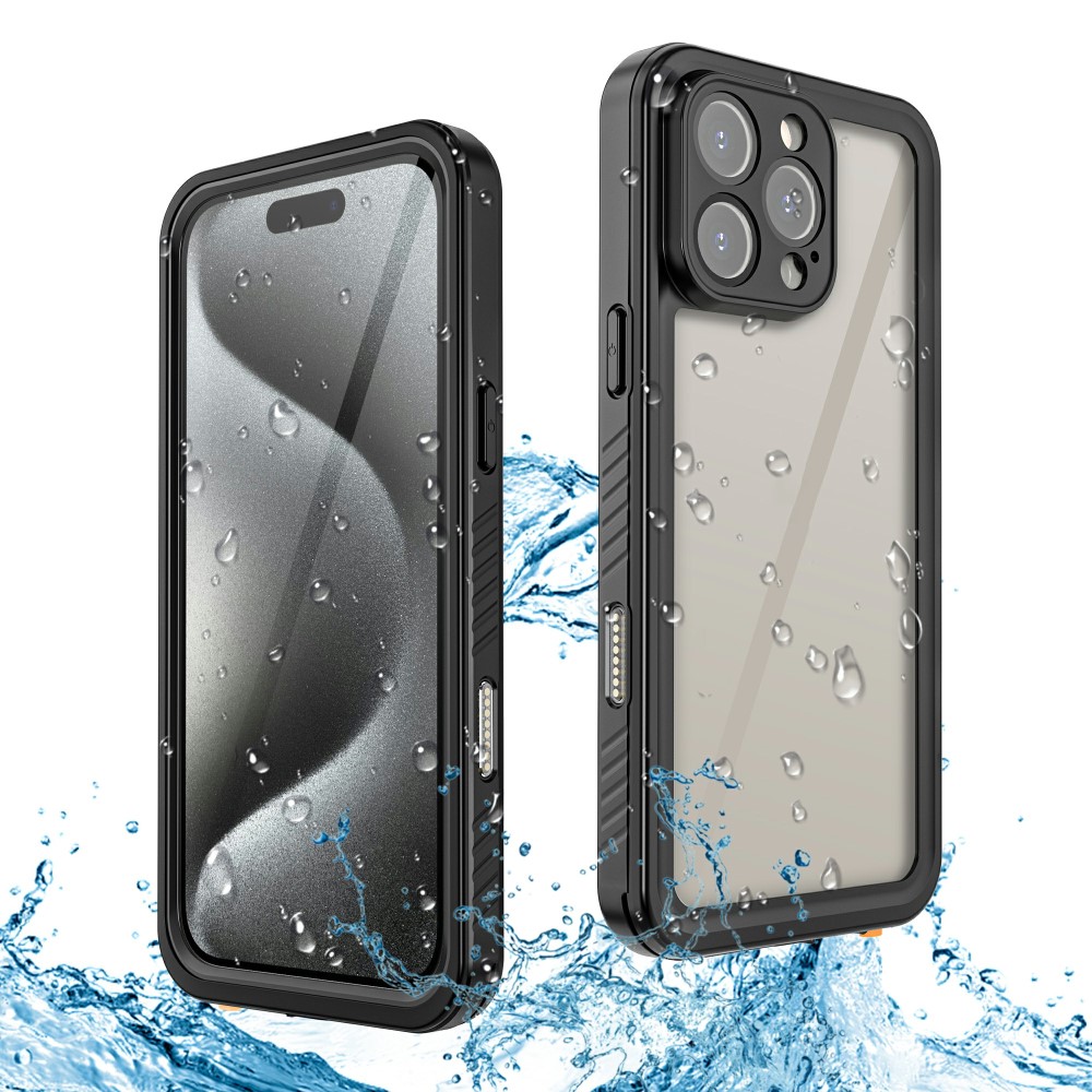 REDPEPPER REDPEPPER iPhone 16 Pro Max Skal 360 Vattentät IP68 Svart - Teknikhallen.se