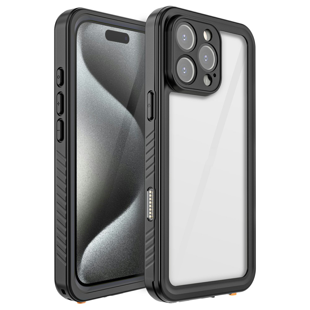 REDPEPPER REDPEPPER iPhone 16 Pro Skal 360 Vattentät IP68 Svart - Teknikhallen.se