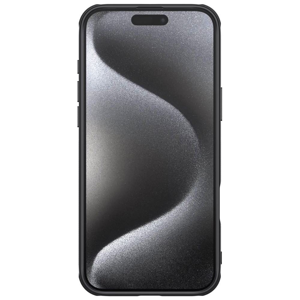 NILLKIN NILLKIN iPhone 16 Pro Max Skal MagSafe Frosted Shield Svart - Teknikhallen.se