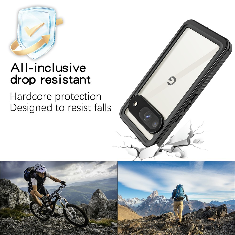 REDPEPPER REDPEPPER Google Pixel 9 Skal 360 Vattentätt IP68 Svart - Teknikhallen.se