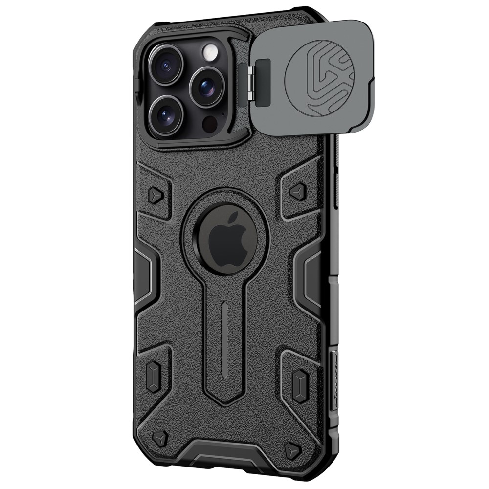 NILLKIN NILLKIN iPhone 16 Pro Max Skal MagSafe CamShield Armor Svart - Teknikhallen.se