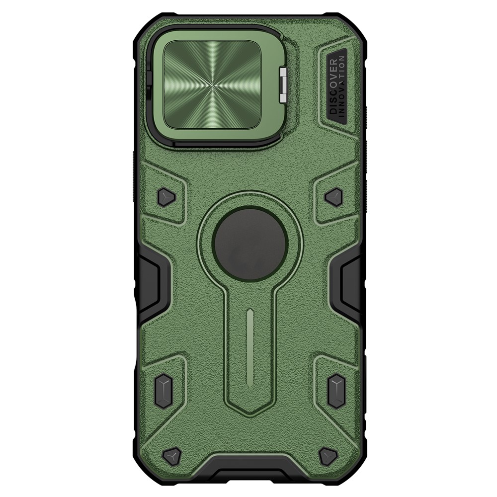 NILLKIN NILLKIN iPhone 16 Pro Max Skal MagSafe CamShield Armor Grön - Teknikhallen.se