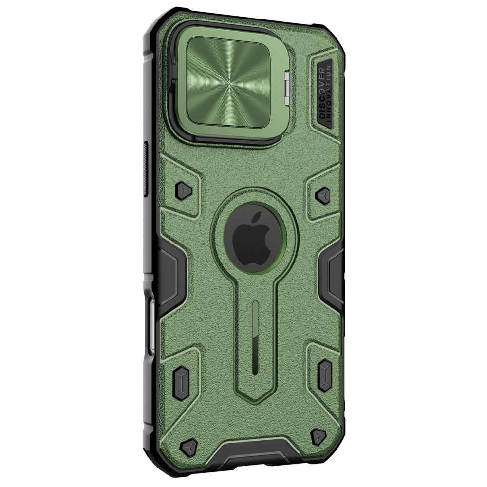 NILLKIN NILLKIN iPhone 16 Pro Max Skal MagSafe CamShield Armor Grön - Teknikhallen.se