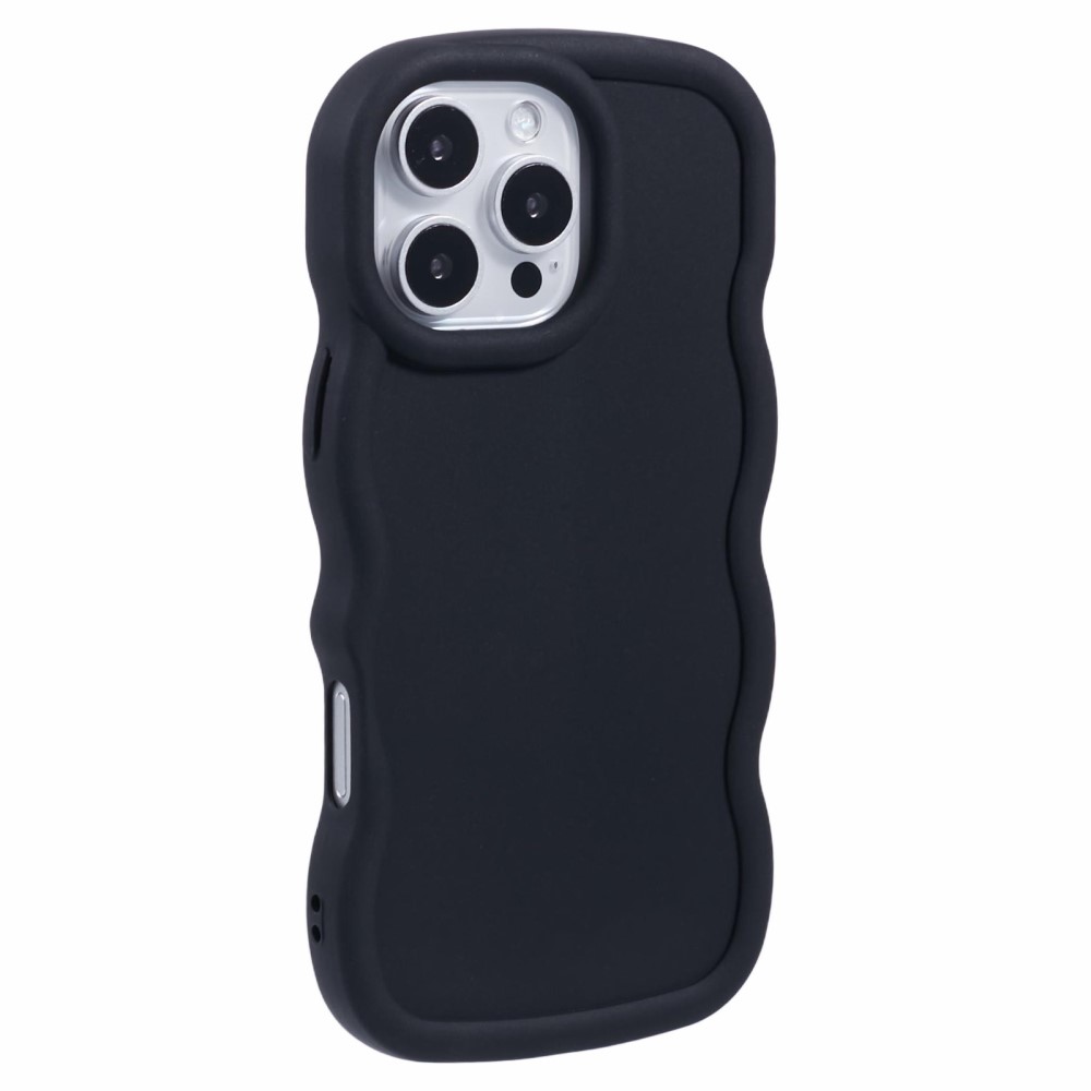 iPhone 16 Pro Mobilskal Wavy Svart - Teknikhallen.se