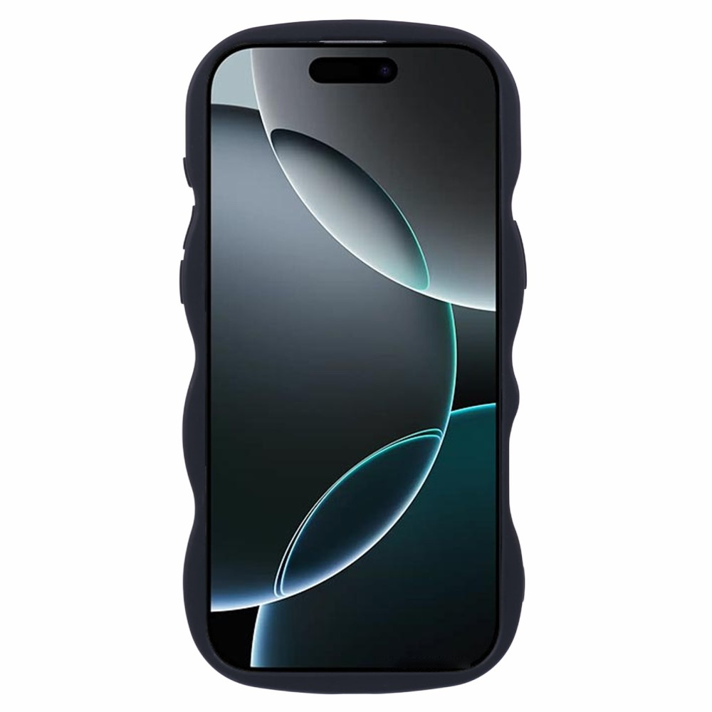  iPhone 16 Pro Mobilskal Wavy Svart - Teknikhallen.se