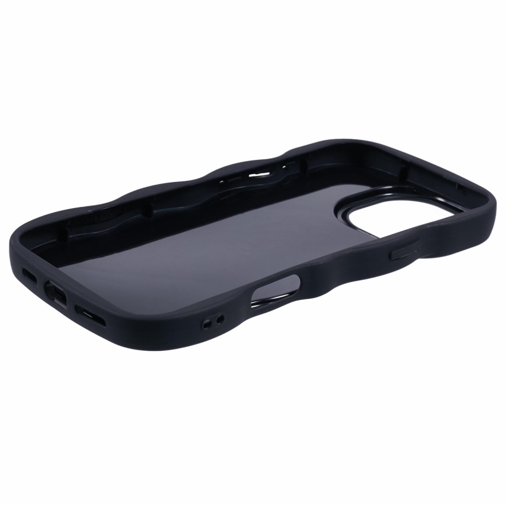  iPhone 16 Pro Mobilskal Wavy Svart - Teknikhallen.se