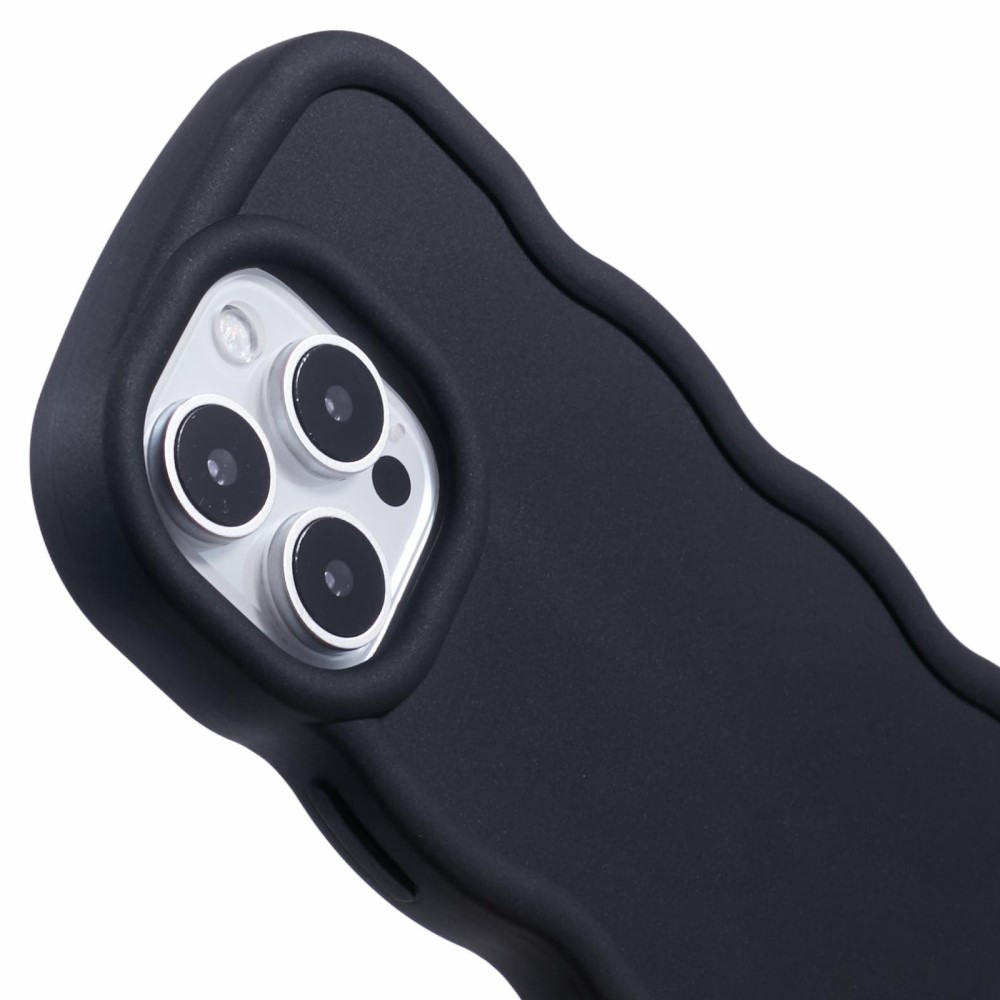  iPhone 16 Pro Mobilskal Wavy Svart - Teknikhallen.se