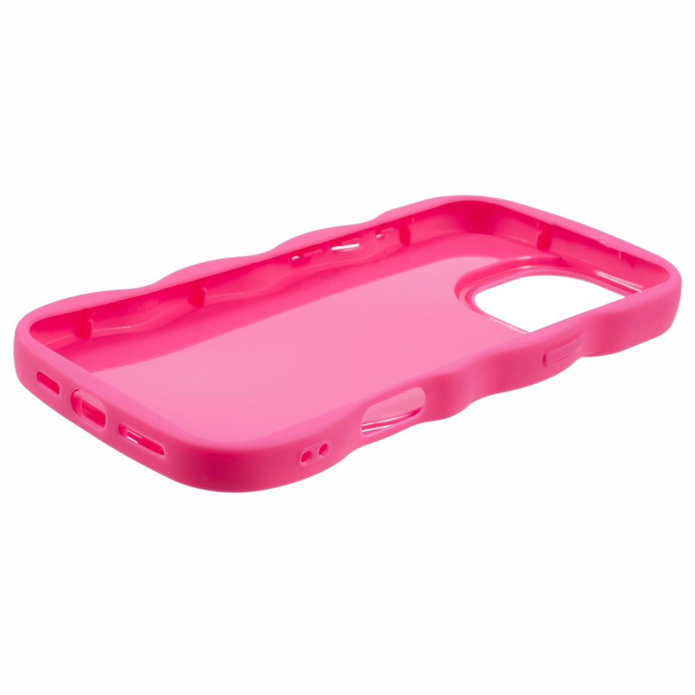  iPhone 16 Pro Mobilskal Wavy Rosa - Teknikhallen.se