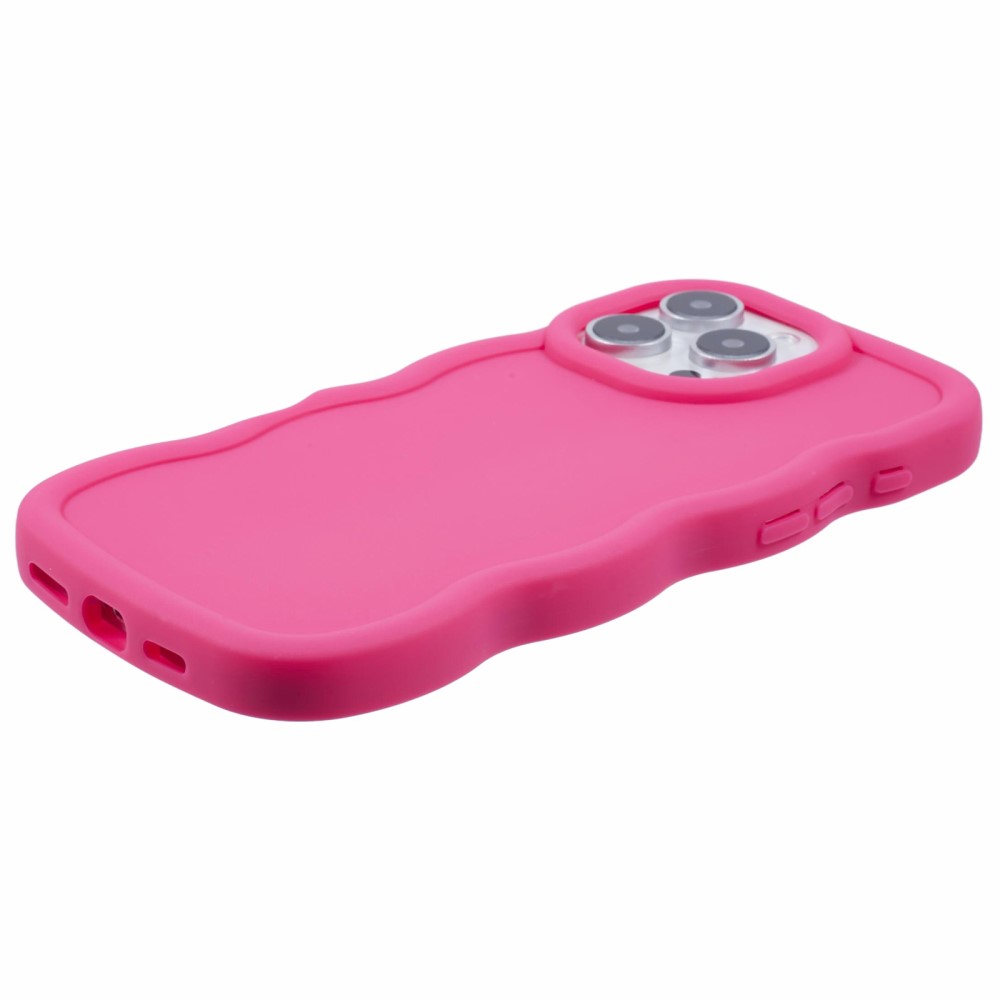  iPhone 16 Pro Mobilskal Wavy Rosa - Teknikhallen.se