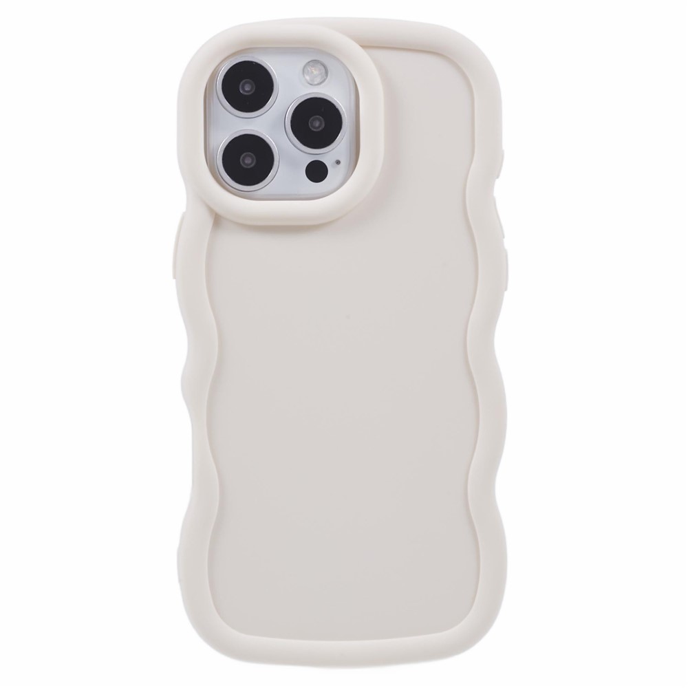  iPhone 16 Pro Mobilskal Wavy Off White - Teknikhallen.se