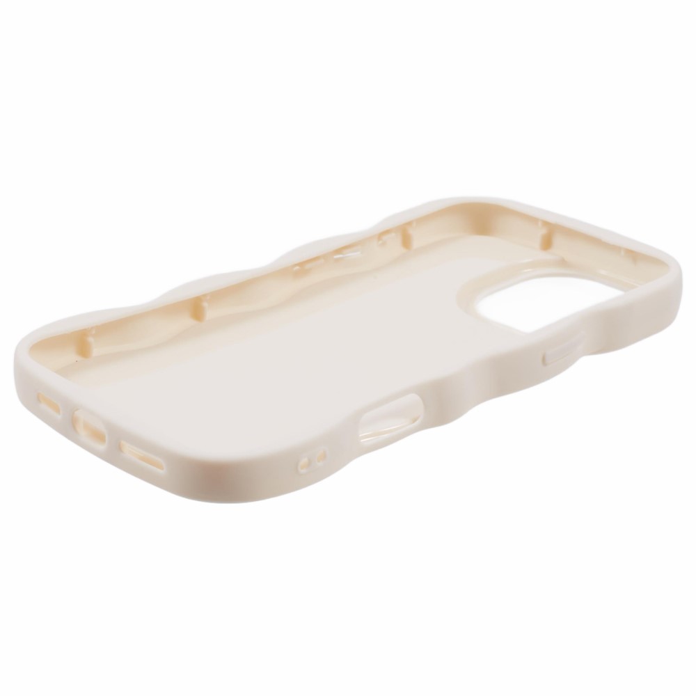  iPhone 16 Pro Mobilskal Wavy Off White - Teknikhallen.se