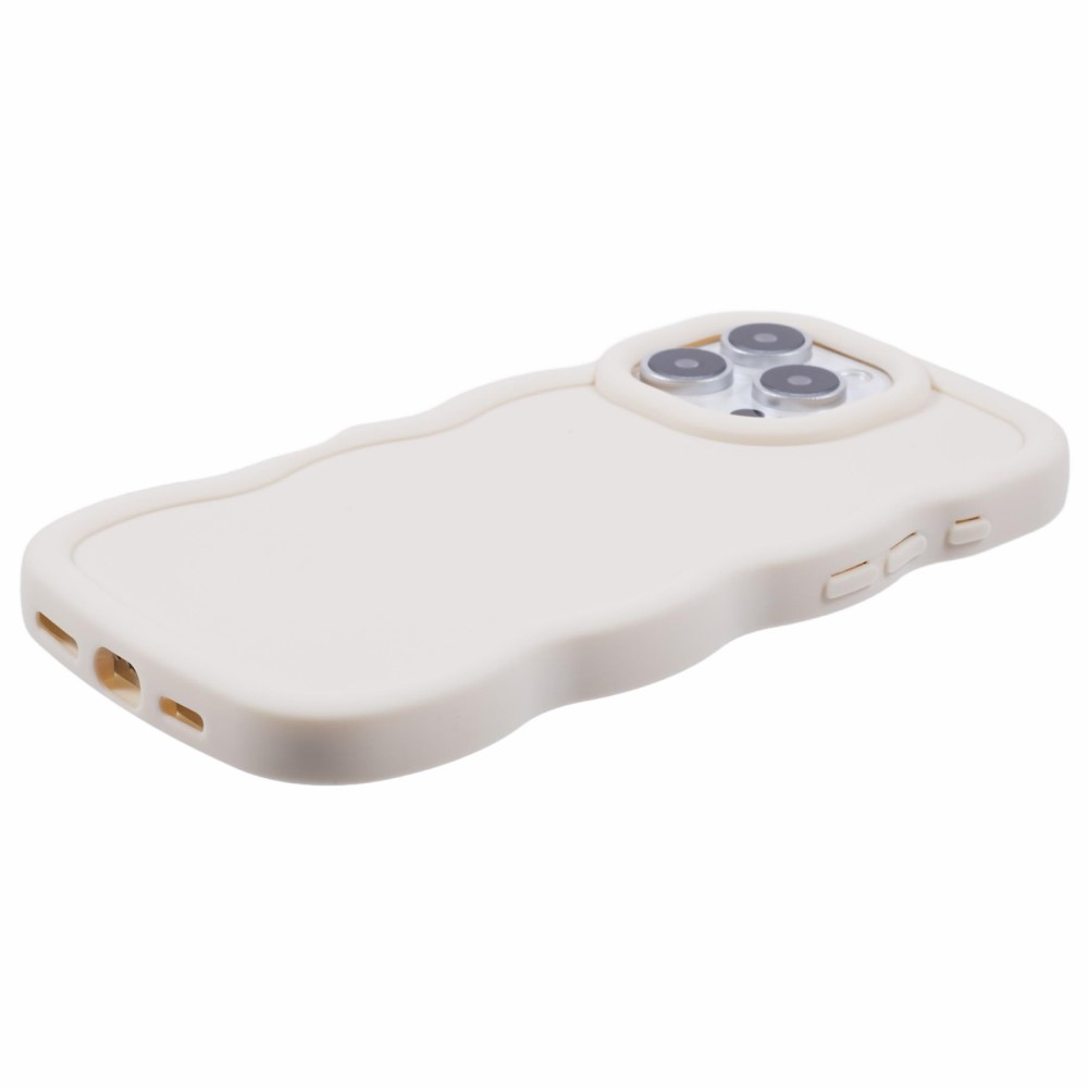  iPhone 16 Pro Mobilskal Wavy Off White - Teknikhallen.se