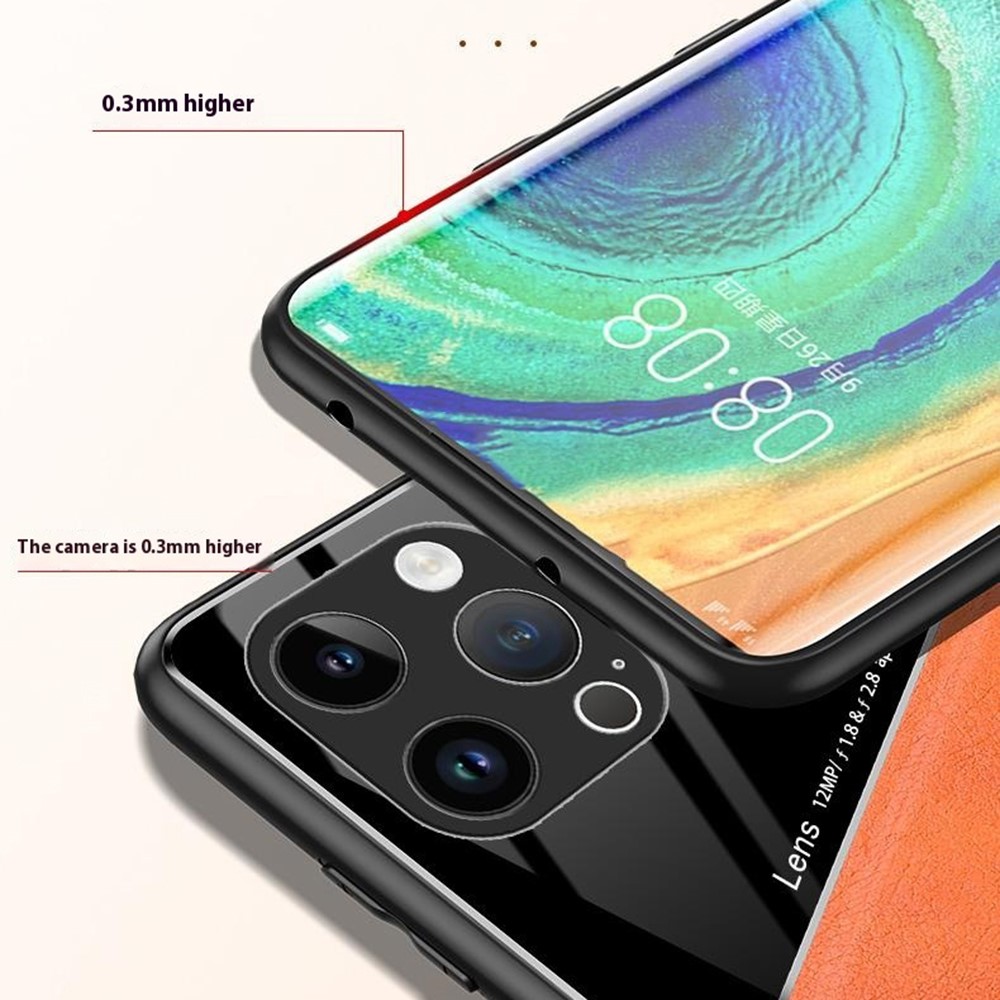  iPhone 16 Pro Max Skal Med Inbyggd Magnetplatta Läder Svart - Teknikhallen.se