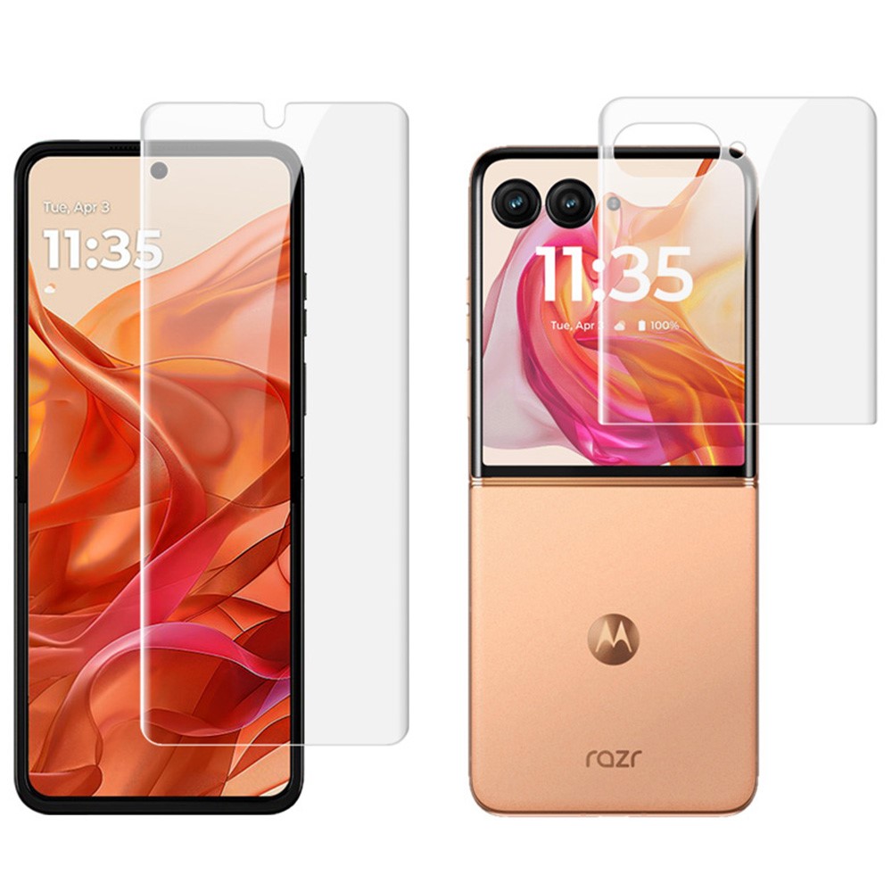 IMAK IMAK Motorola Razr 50 Ultra 5G Skärmskydd Heltäckande TPU - Teknikhallen.se