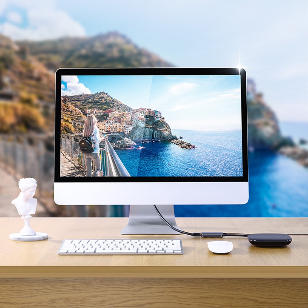 UGREEN UGREEN HDMI Till Mini DisplayPort Adapter Grå - Teknikhallen.se