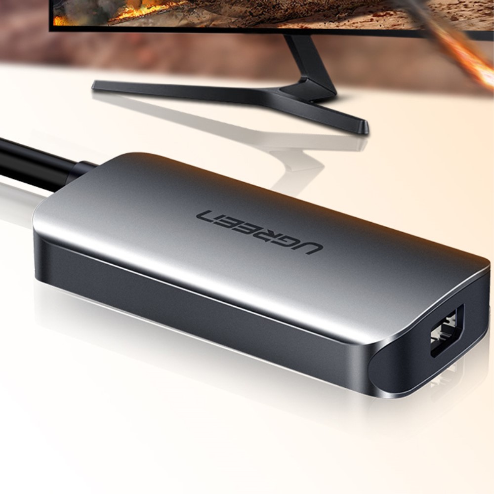 UGREEN UGREEN HDMI Till Mini DisplayPort Adapter Grå - Teknikhallen.se
