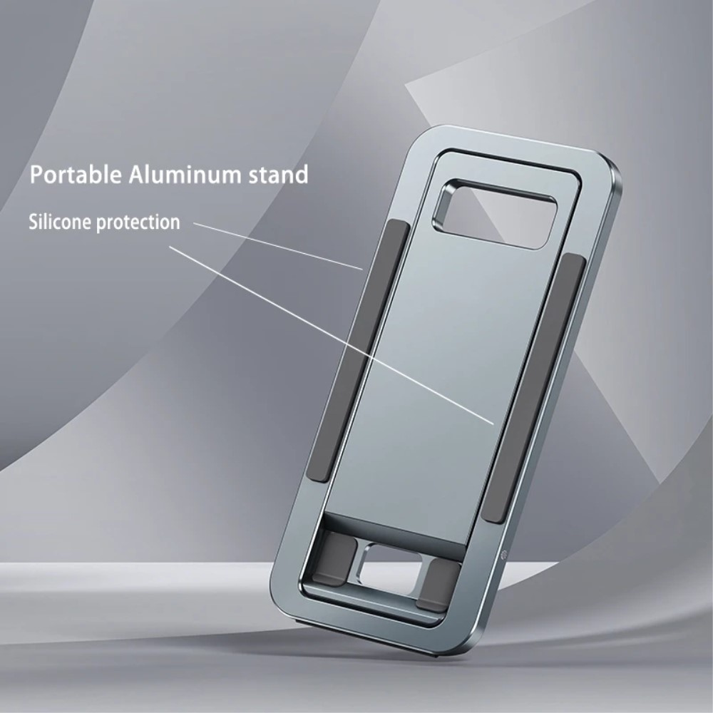BONERUY BONERUY Universal Mobilhållare Silver - Teknikhallen.se