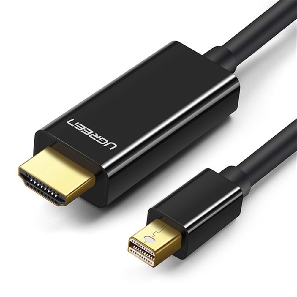 UGREEN UGREEN 1.5m Mini DisplayPort - HDMI Kabel Svart - Teknikhallen.se