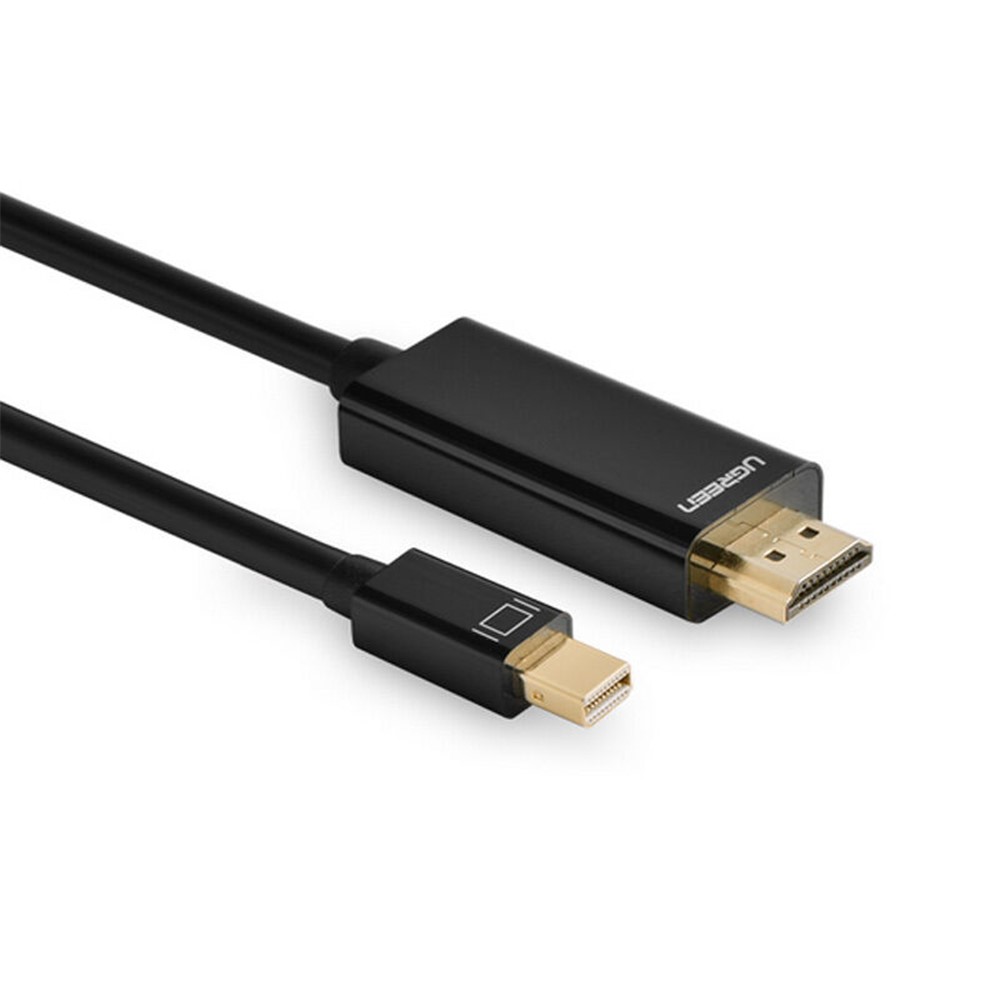 UGREEN UGREEN 1.5m Mini DisplayPort - HDMI Kabel Svart - Teknikhallen.se
