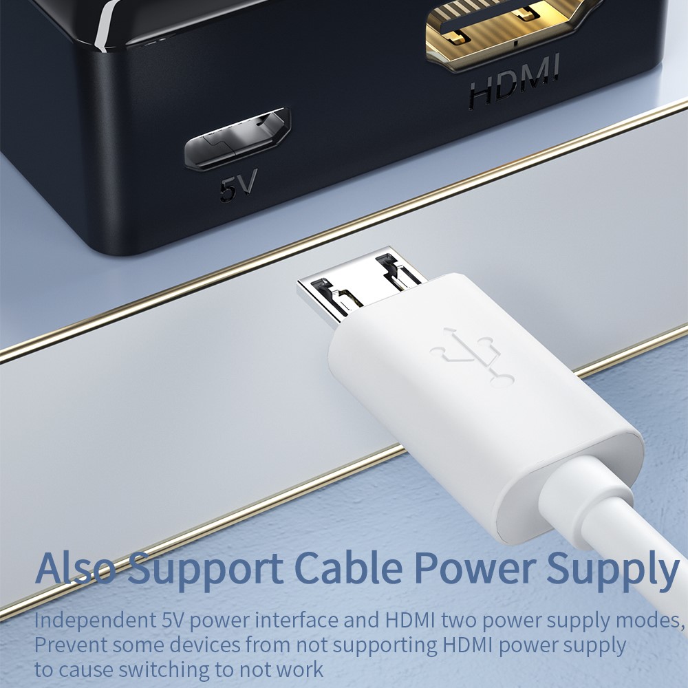 ESSAGER ESSAGER HDMI Splitter - Teknikhallen.se