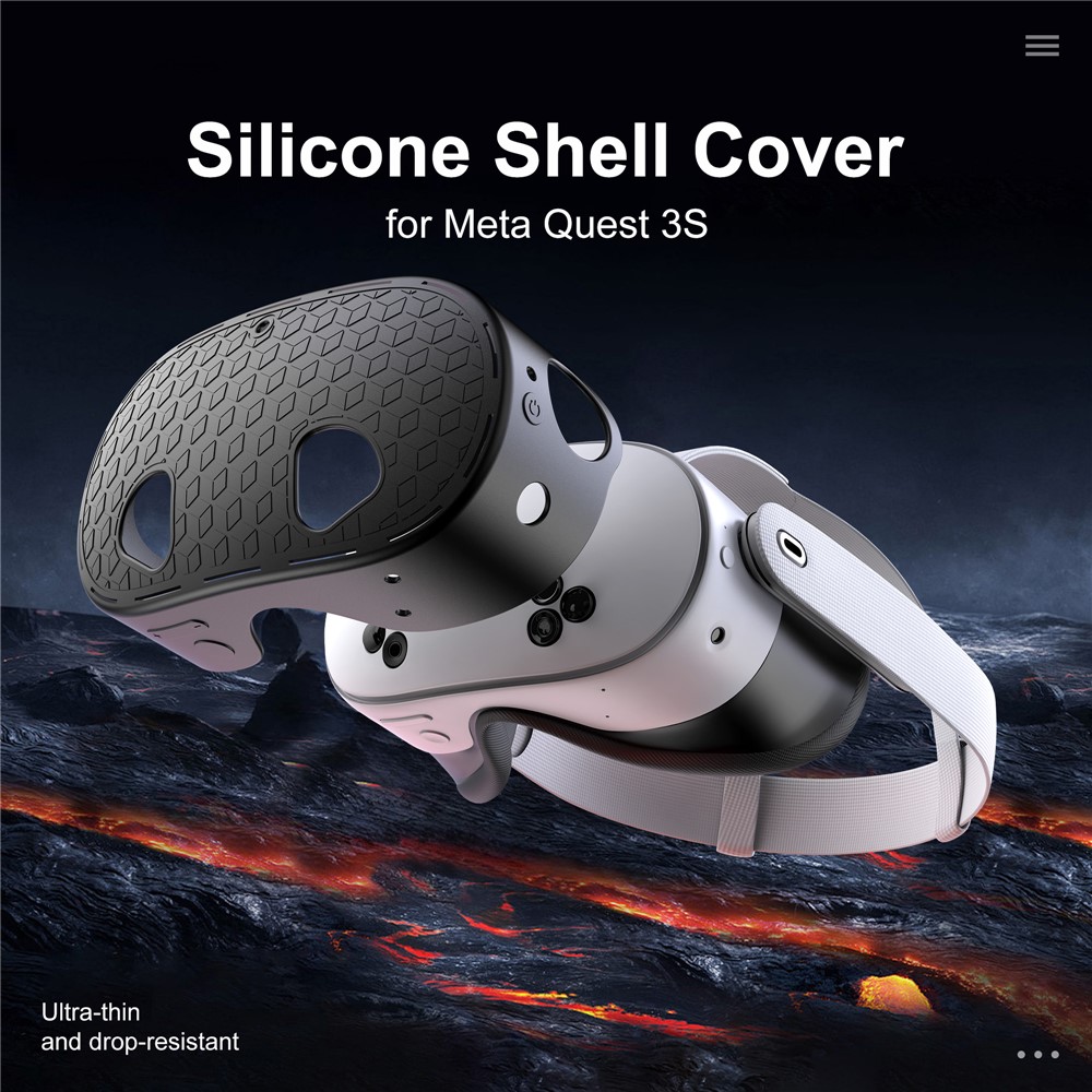 STARTRC GAMES STARTRC GAMES Meta Quest 3S Skal Till Headset Silikon Svart - Teknikhallen.se