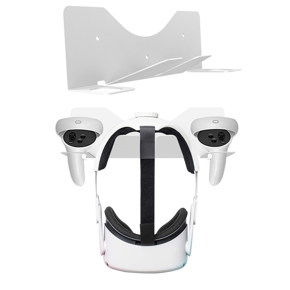 JYS JYS Meta Quest 2 / PS VR2 Väggfäst För Headset & Kontroll Vit - Teknikhallen.se