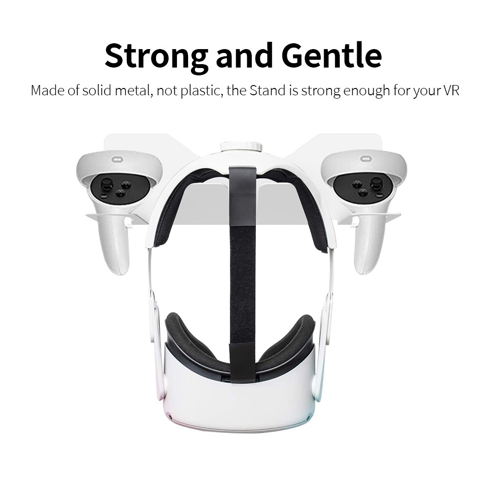 JYS JYS Meta Quest 2 / PS VR2 Väggfäst För Headset & Kontroll Vit - Teknikhallen.se